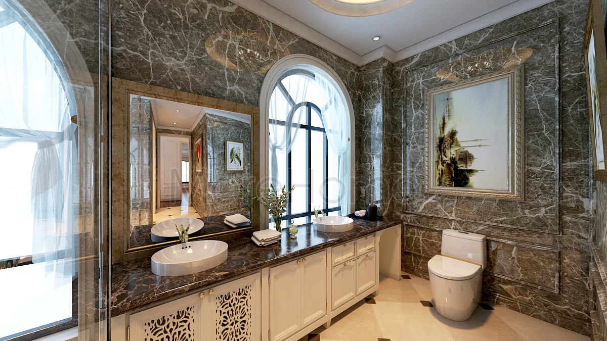 thiết kế phòng tắm biệt thự Vinhomes central Park